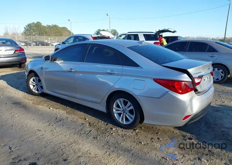 2014 Hyundai Sonata Gls из США, поврежденный, VIN 5NPEB4AC4EH913130